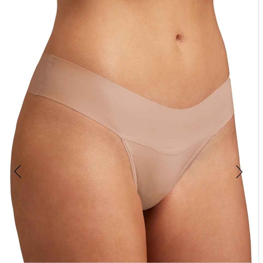 Hanky Panky BreatheSoft™ Natural Rise Thong Taupe
